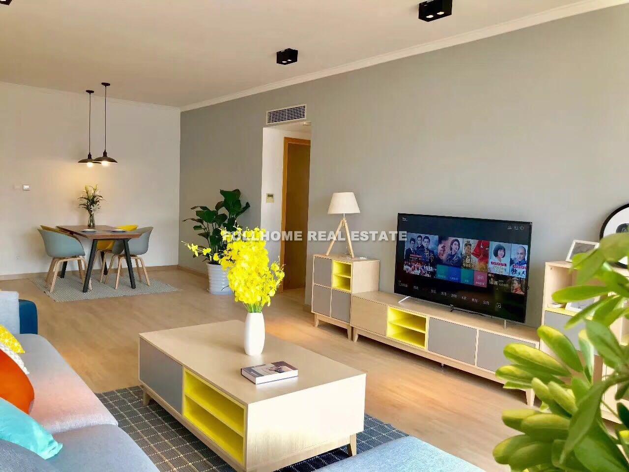 Waterfront Garden - 3 bedroom apartment in Shanghai, Putuo, Downtown