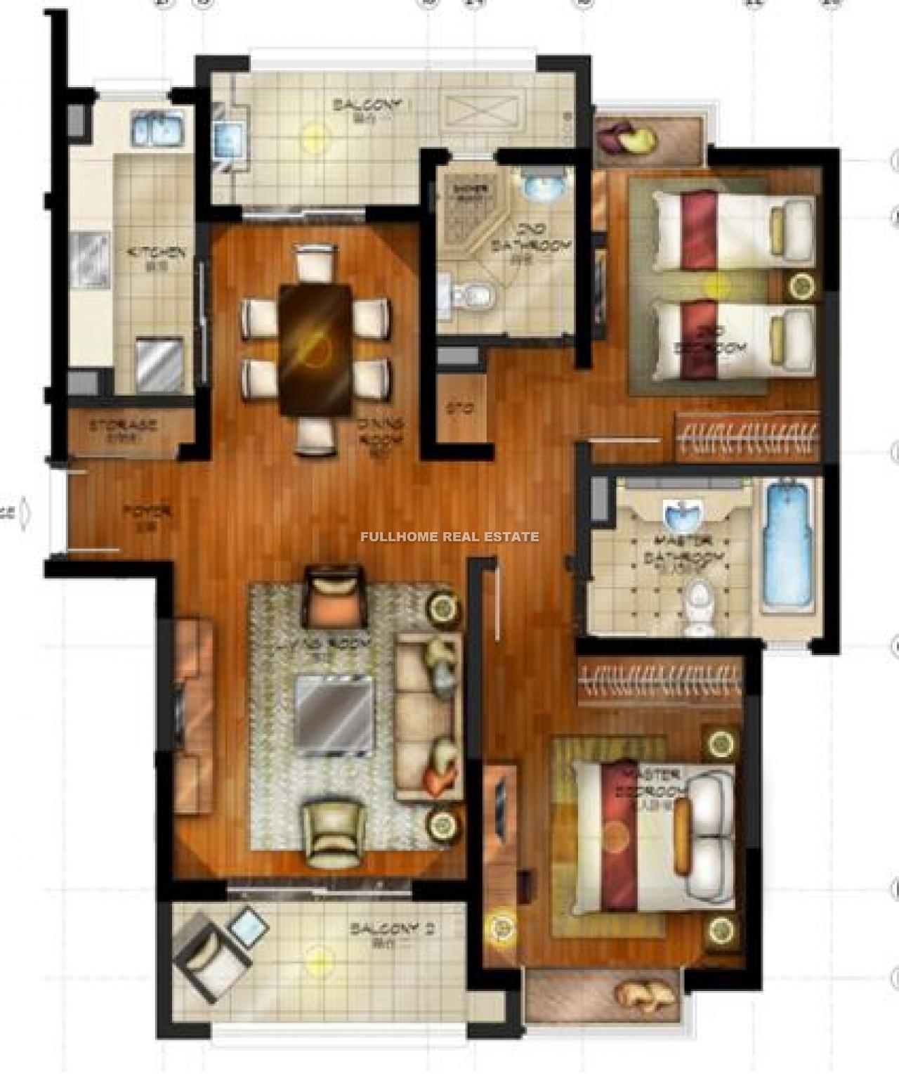 Lanson Place Jin Qiao Serviced Residences - Interior view 4, Shanghai rental property