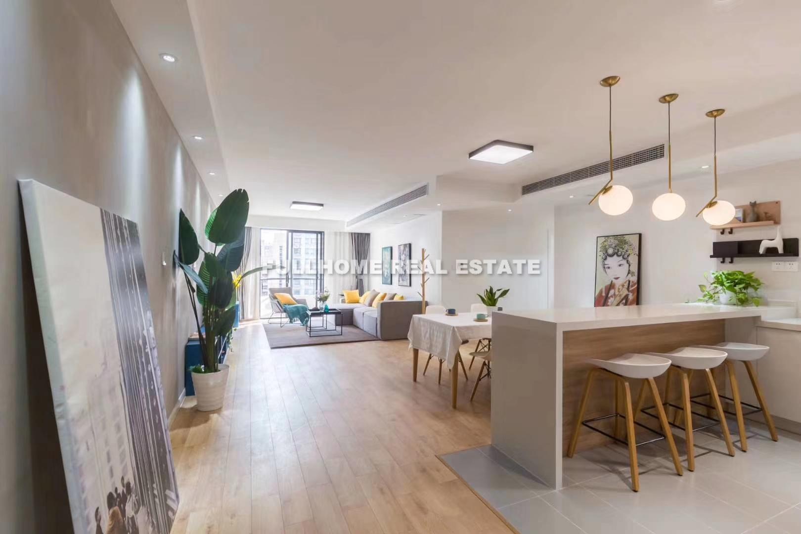 Ruijin New Garden - 3 bedroom apartment in Shanghai, Xujiahui, Downtown