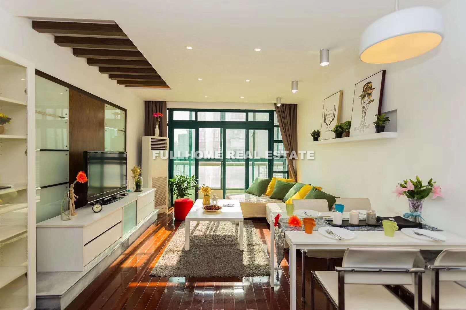 Smart Garden - 3 bedroom apartment in Shanghai, Jing An, Downtown