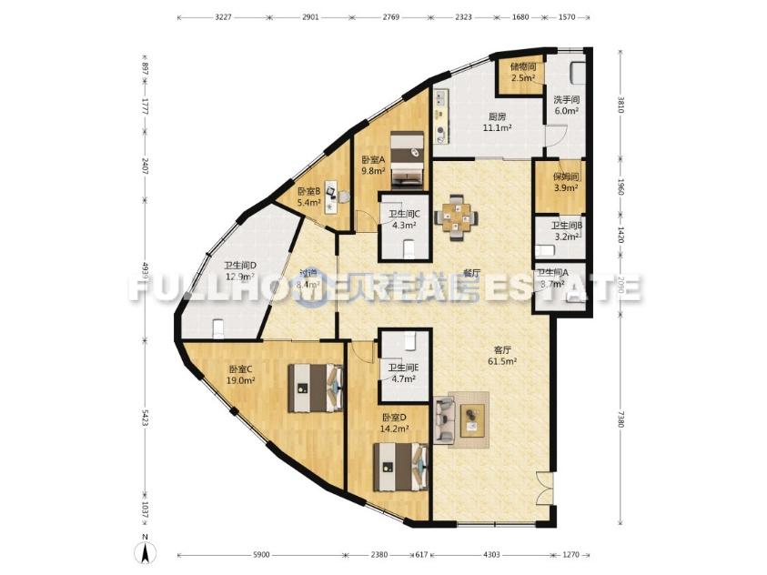 Prince Hills - Interior view 13, Shanghai rental property