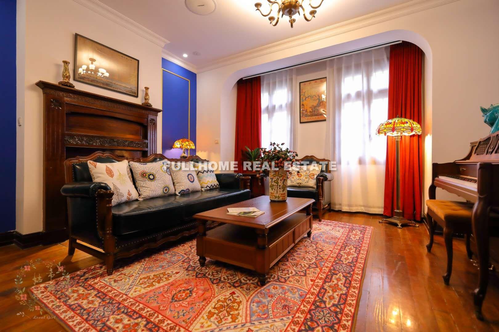 Lane 1-300 Ruijin 2nd Road Old House - 4 bedroom apartment in Shanghai, Xintiandi, Downtown