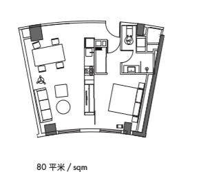 Base Serviced apartment@Fuxing Road - Interior view 2, Shanghai rental property