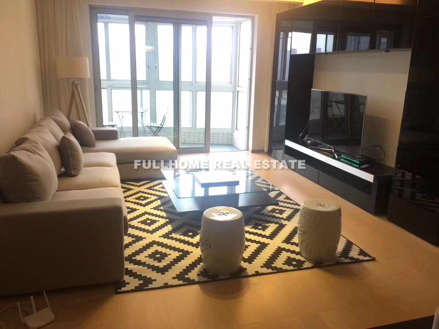 Waterfront Garden - 3 bedroom apartment in Shanghai, Putuo, Downtown