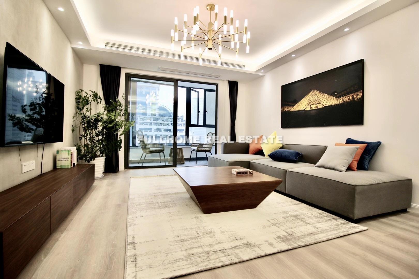 First Block - 3 bedroom apartment in Shanghai, Jing An, Downtown