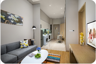 Same compound: Citadines Jinxiu Shanghai, 1 bedrooms in Shanghai