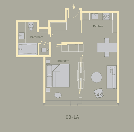 IFC Residence - Interior view 5, Shanghai rental property