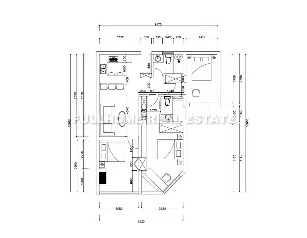 Zhongxin Mansion - Interior view 3, Shanghai rental property