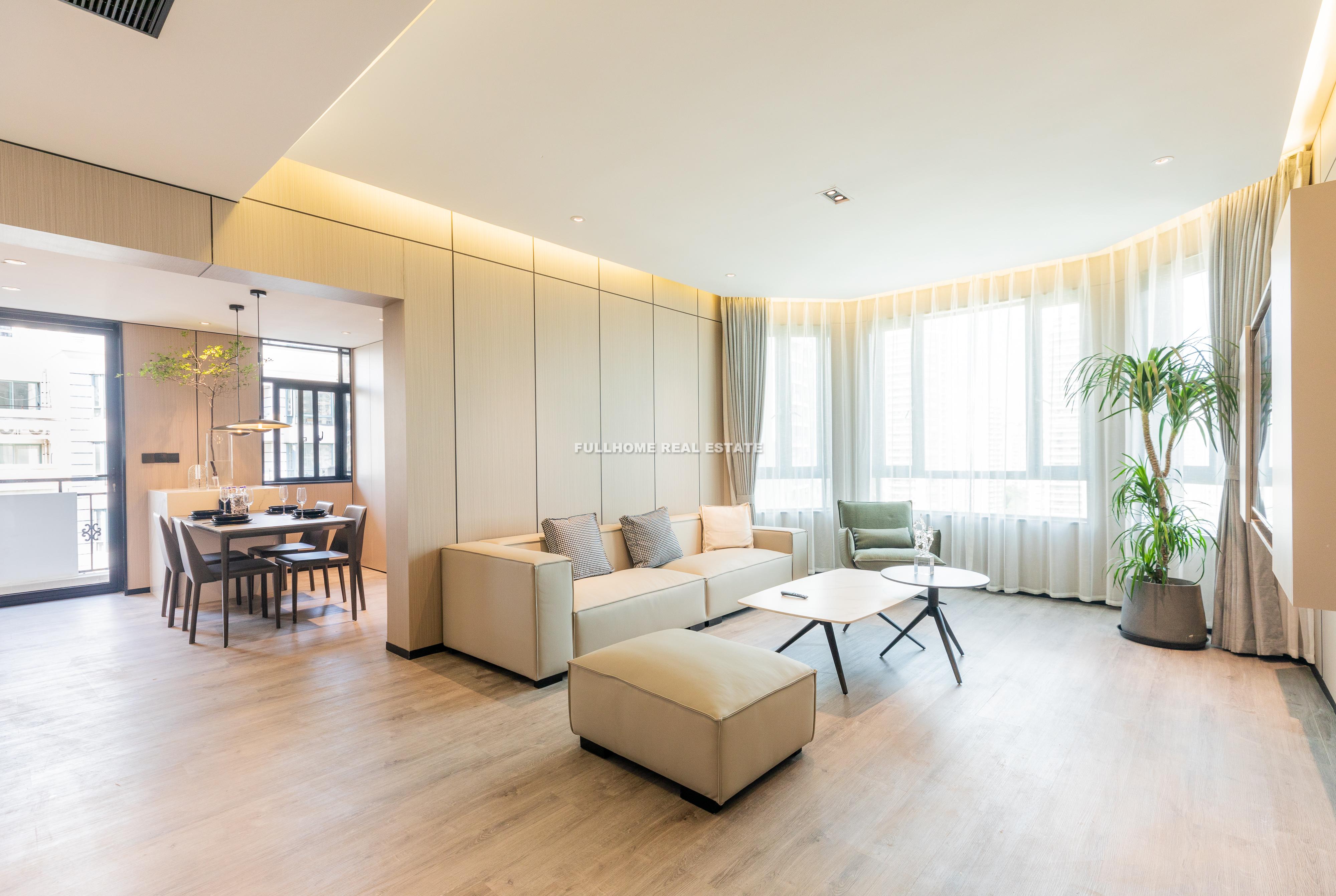 Sanxin Flower Garden - 2 bedroom apartment in Shanghai, Jing An, Downtown