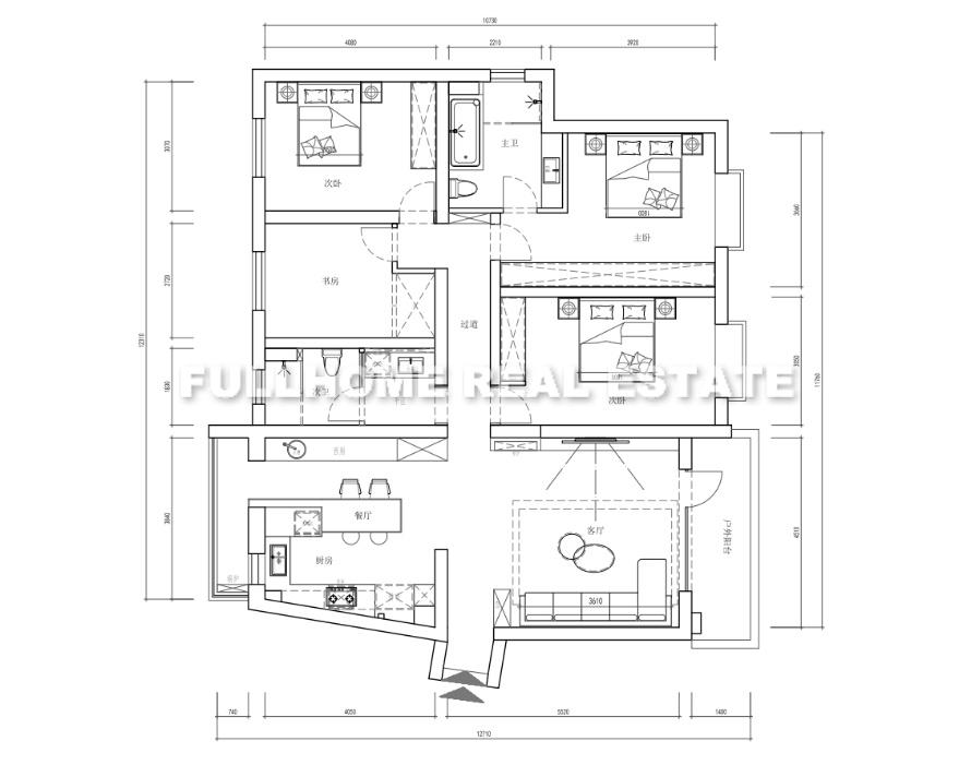 Yadu International Garden - Interior view 8, Shanghai rental property