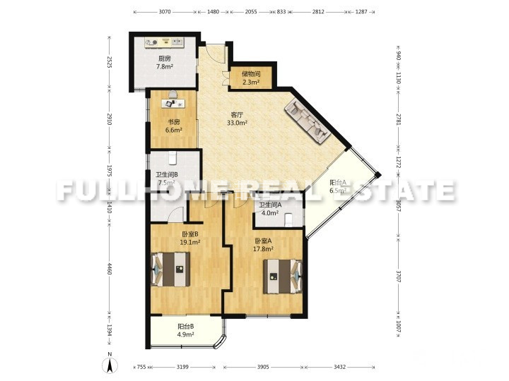 Maosheng Mansion - Interior view 7, Shanghai rental property