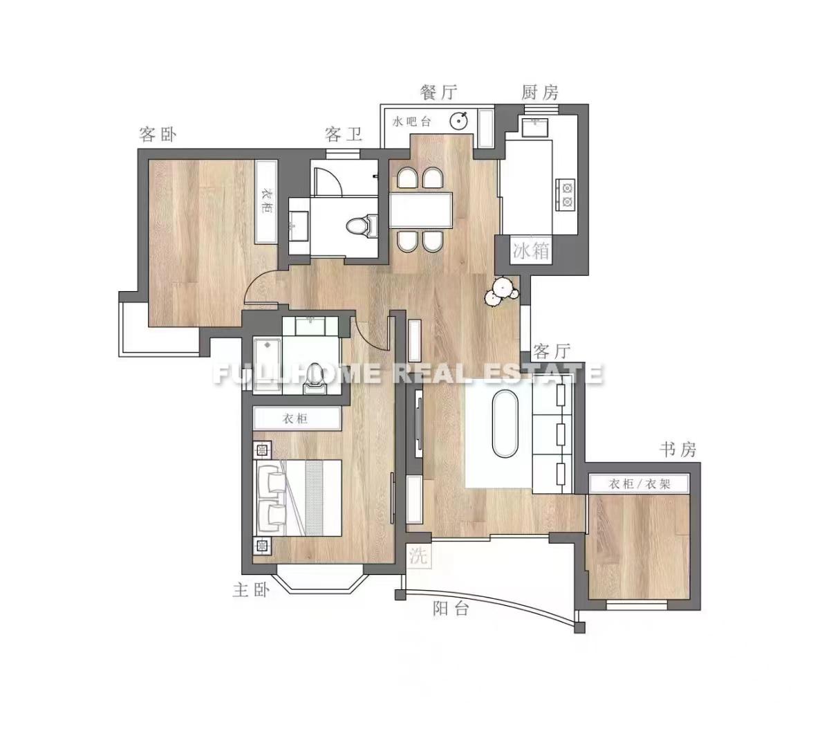 Jinqiao Ai Jianyuan - Interior view 9, Shanghai rental property