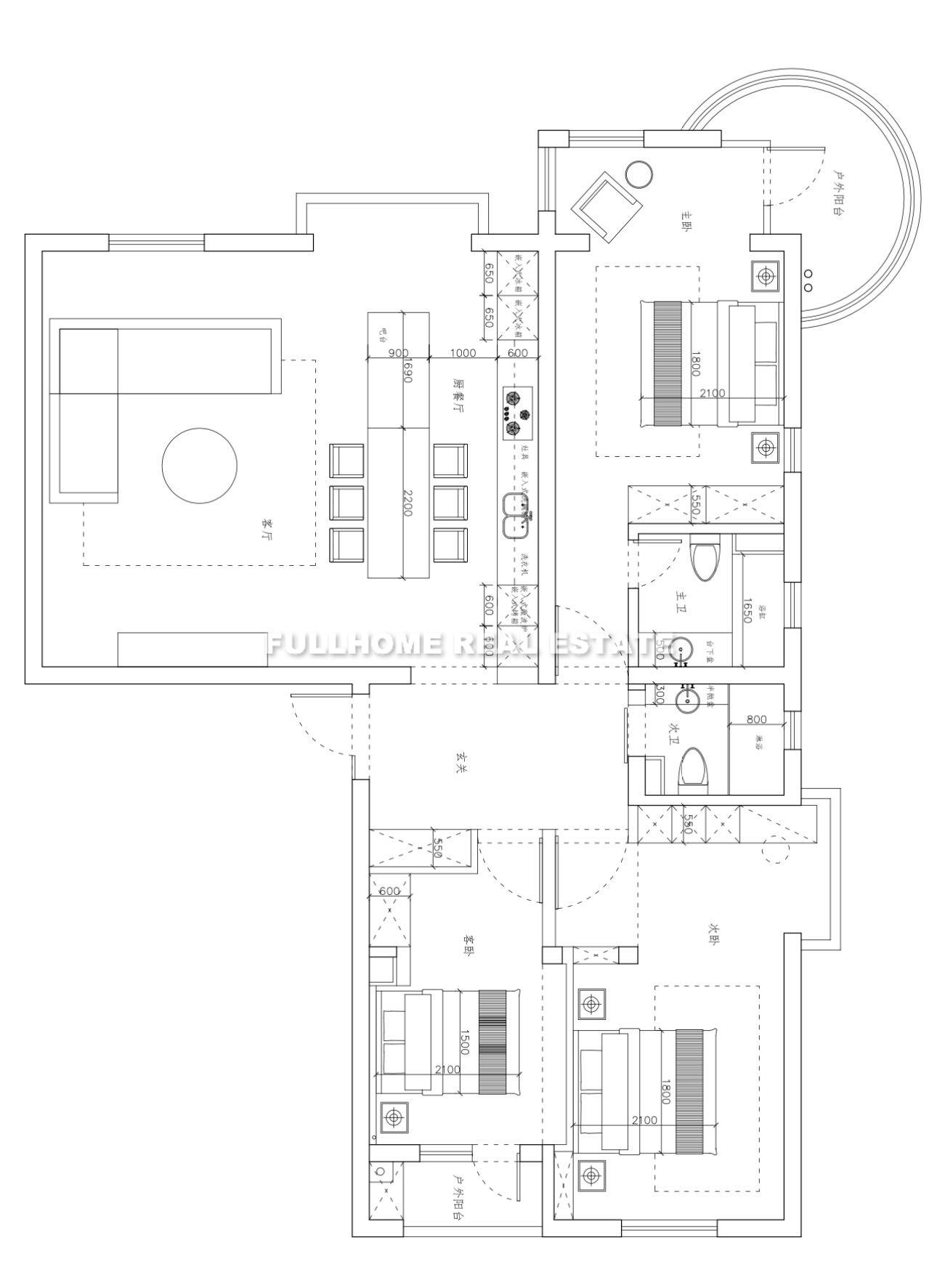 Xujiahui Garden - Interior view 13, Shanghai rental property