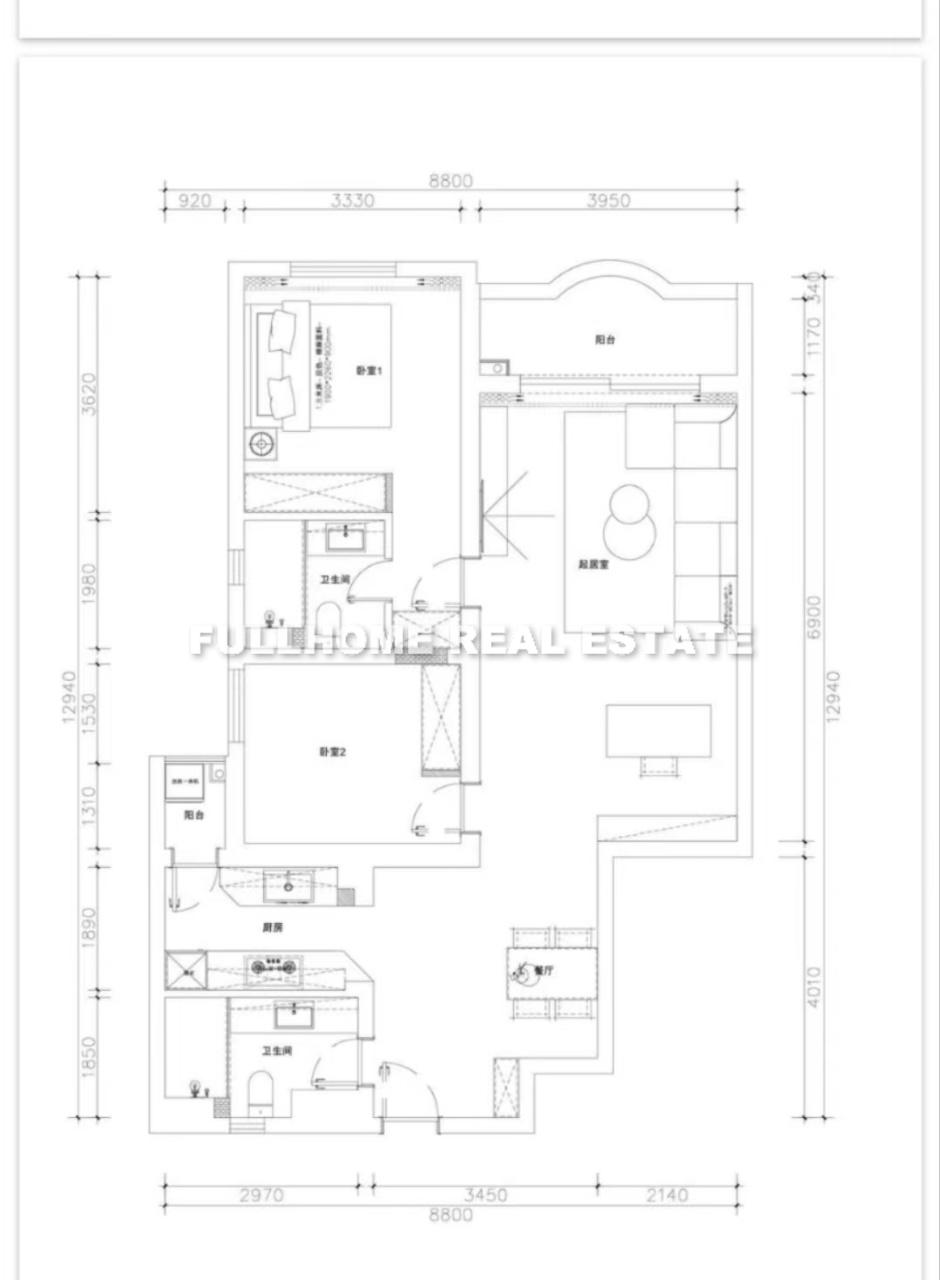 Huaihai Xinchengyuan - Interior view 7, Shanghai rental property