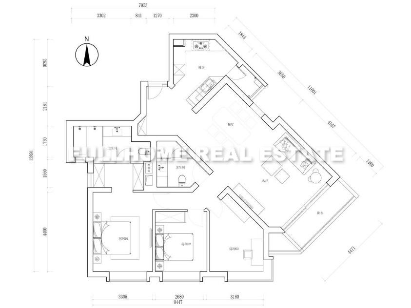 Central Residences - Interior view 14, Shanghai rental property
