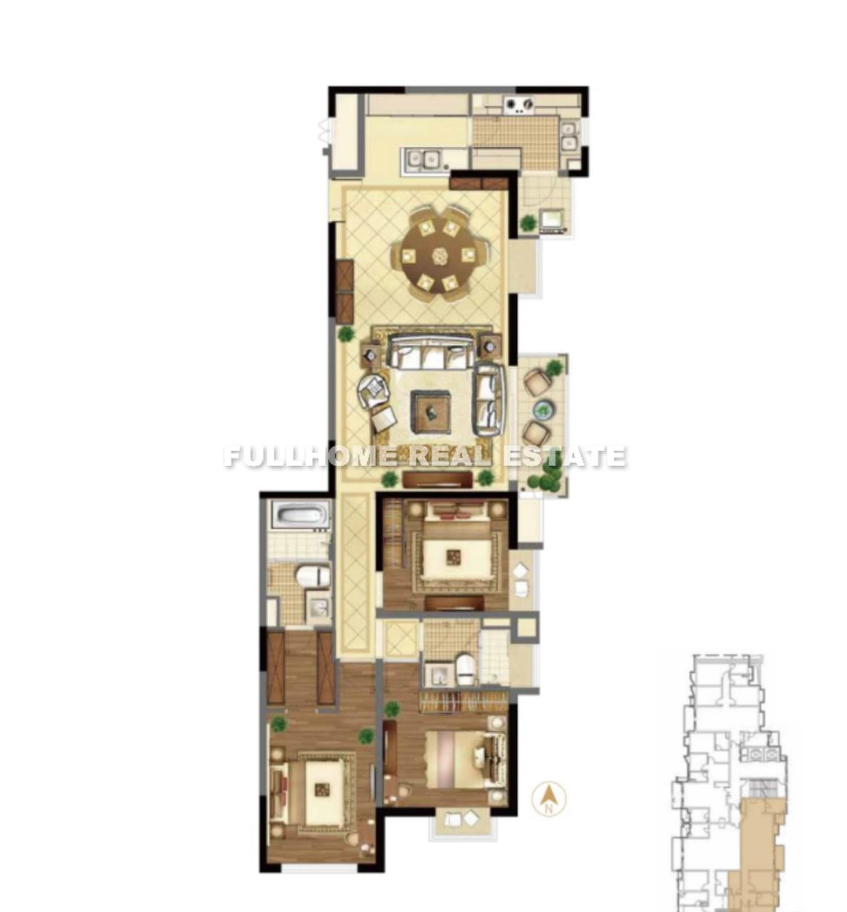 Pu Yu One - Interior view 8, Shanghai rental property