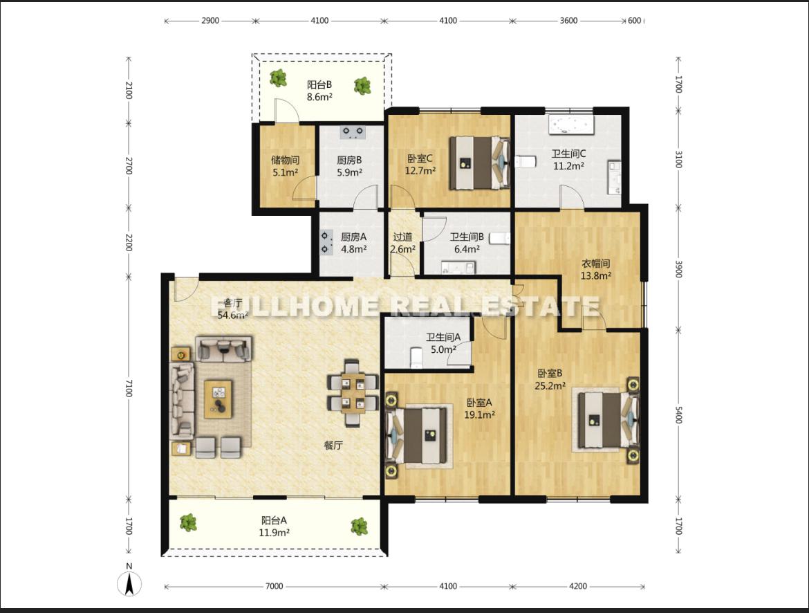 Fu Di Yu Xi Jiao - Interior view 10, Shanghai rental property