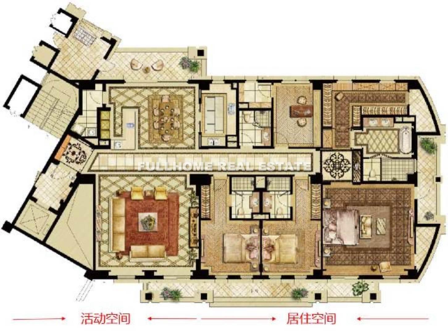 Fu Di Yu Xi Jiao - Interior view 4, Shanghai rental property