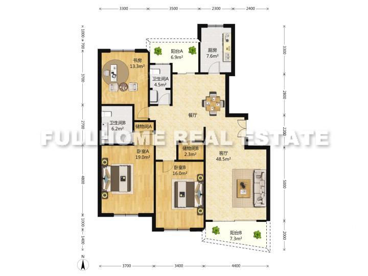 Gubei Central Garden - Interior view 2, Shanghai rental property