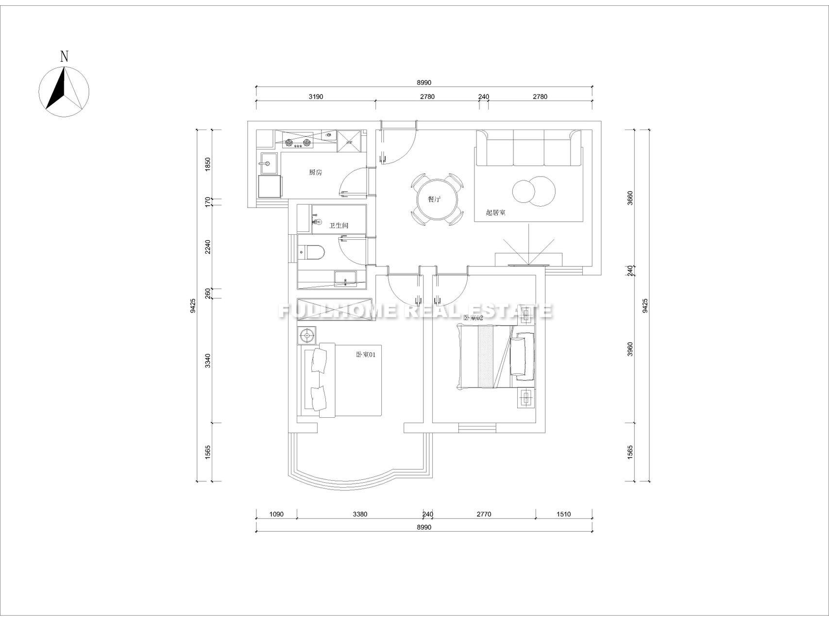 Lane 801-1300 Changle Road Old House - Interior view 7, Shanghai rental property