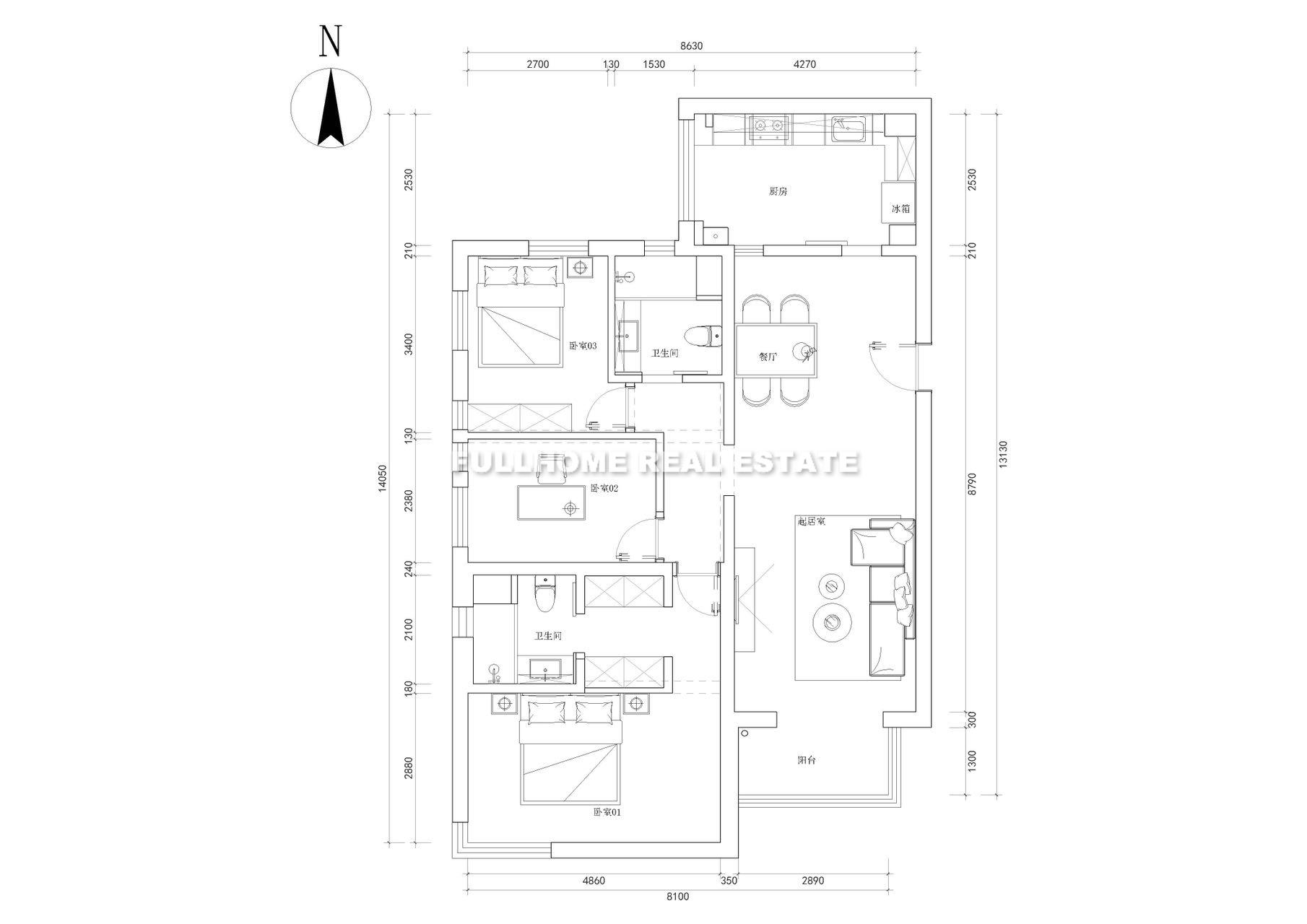 West Nanjing Mansion - Interior view 10, Shanghai rental property