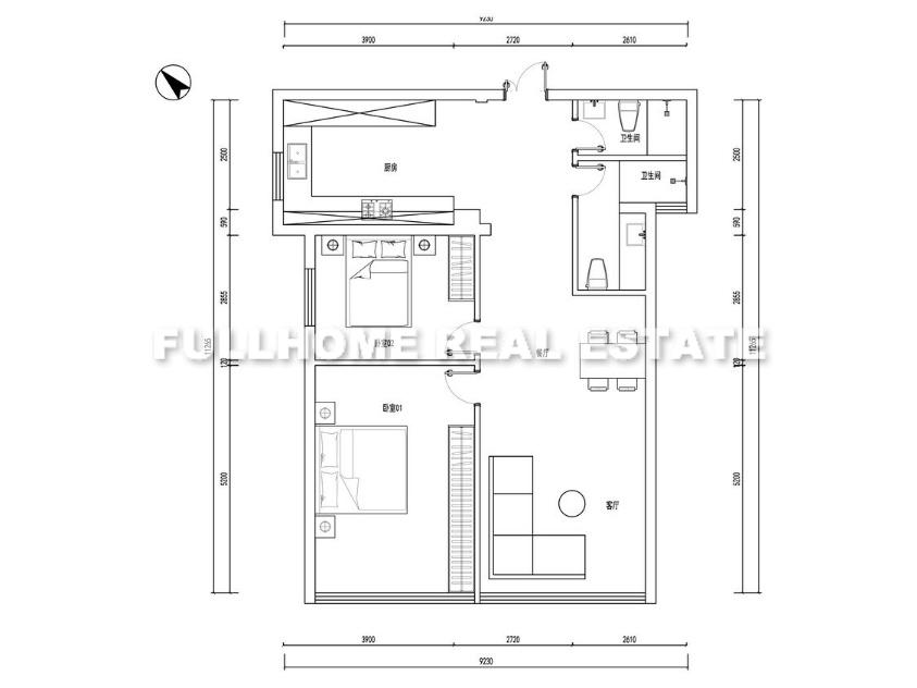 MingYuan Century City - Interior view 3, Shanghai rental property