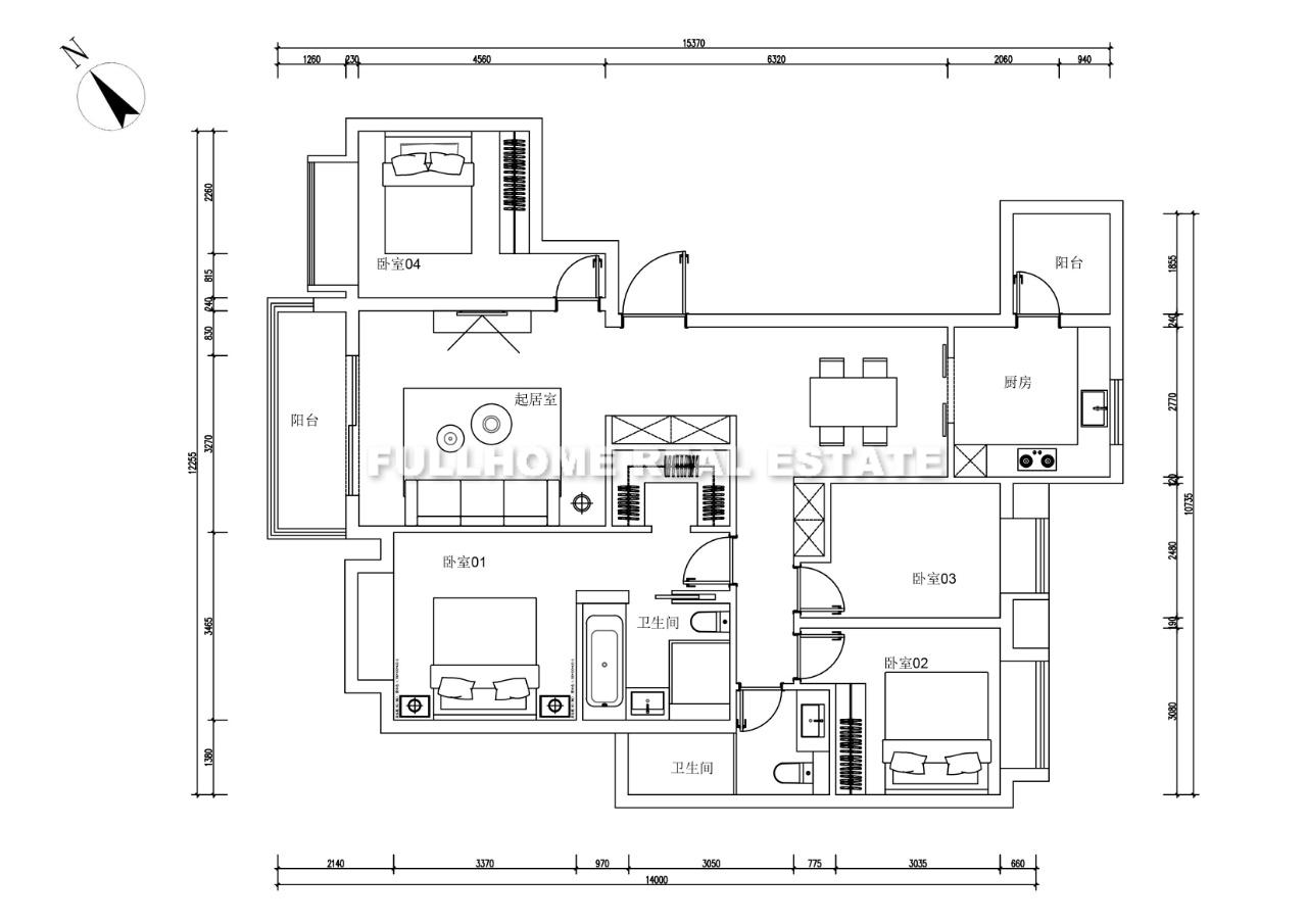 Rainbow New City - Interior view 5, Shanghai rental property