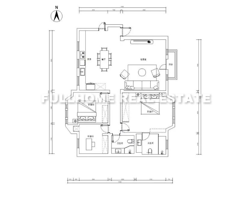 Yong Ye Apartment - Interior view 2, Shanghai rental property