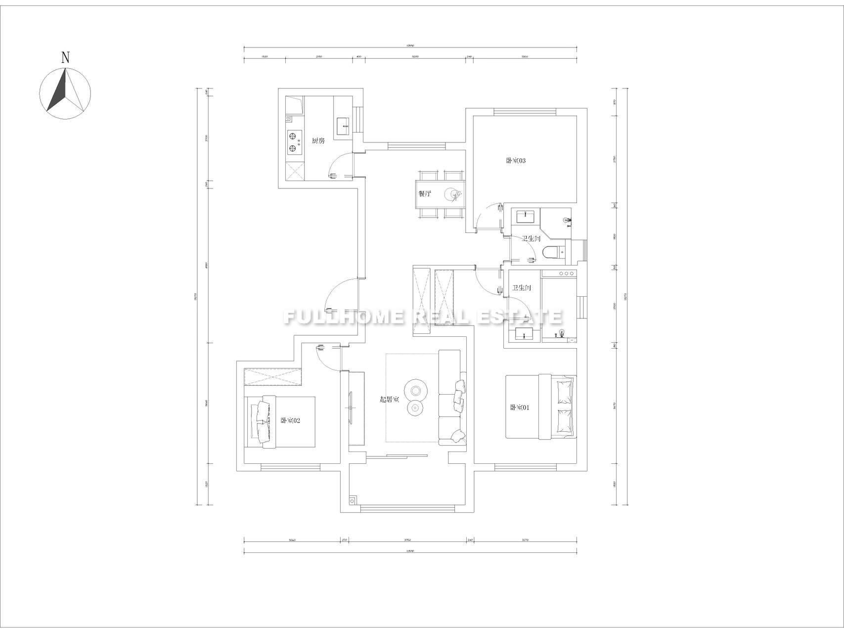 Gubei Central Park - Interior view 11, Shanghai rental property
