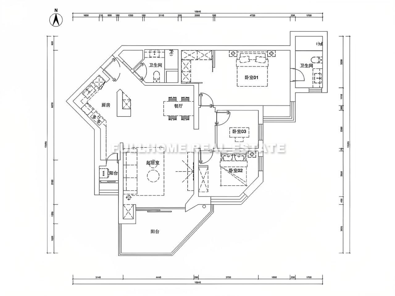 Central Residences - Interior view 2, Shanghai rental property