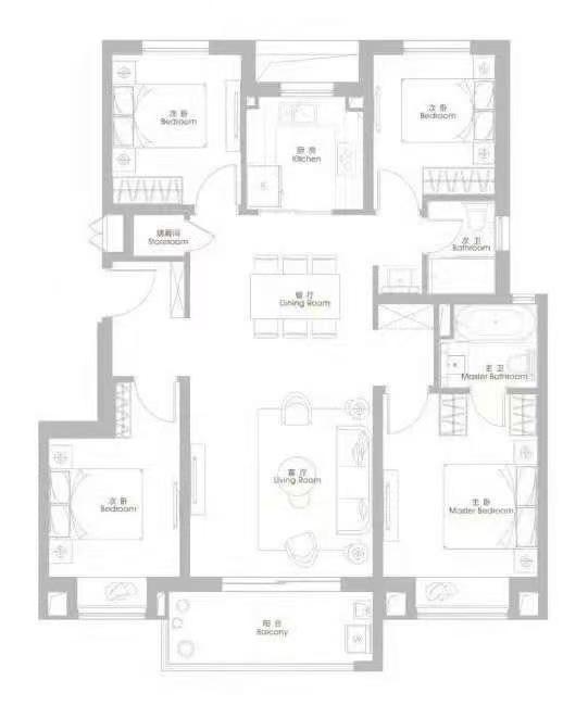 Pan Long Tian Di - Interior view 5, Shanghai rental property