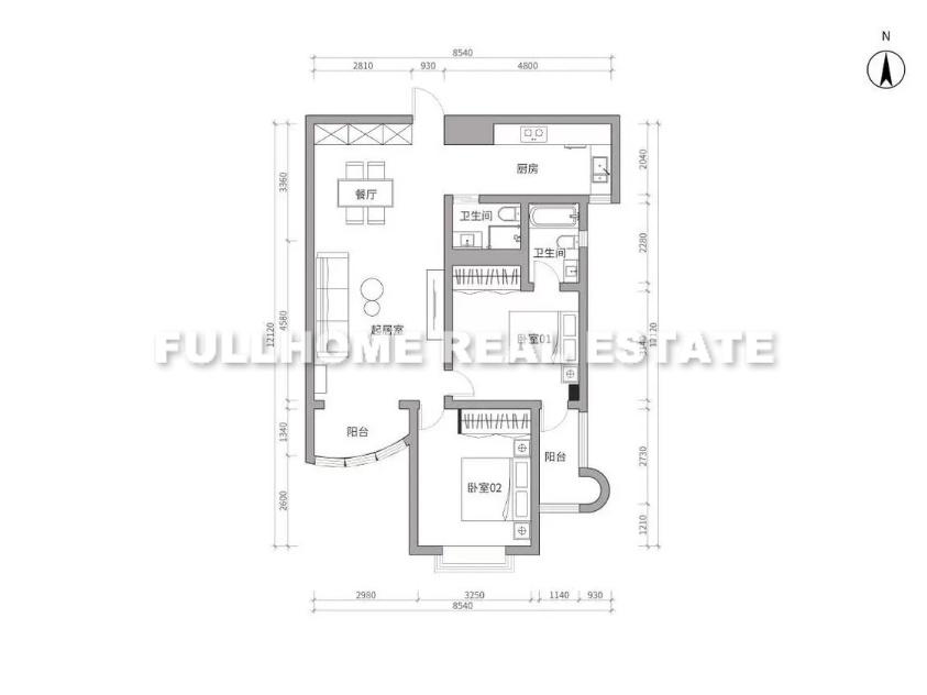 Xin Fu Kang Li - Interior view 3, Shanghai rental property