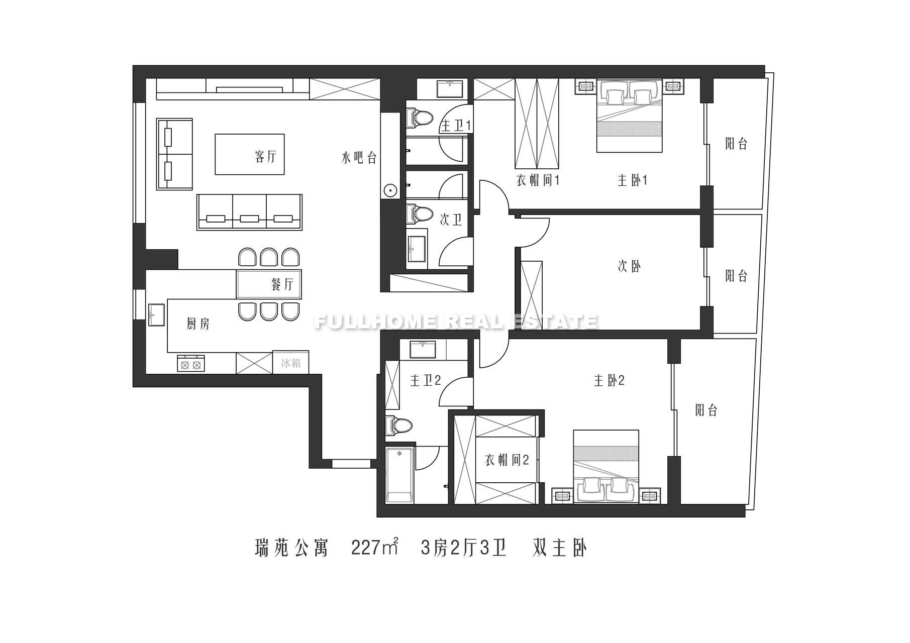 Rui Yuan Apartment - Interior view 6, Shanghai rental property