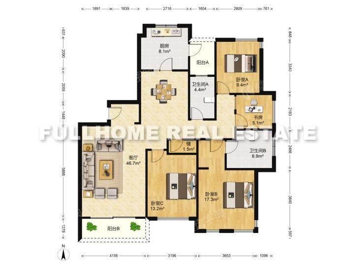 Yanlord Western - Interior view 7, Shanghai rental property