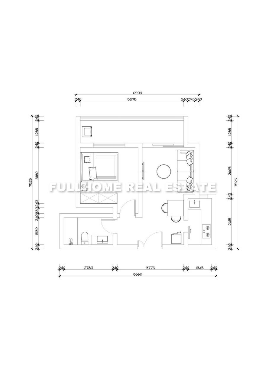 Gubei Dacheng Mansion - Interior view 10, Shanghai rental property