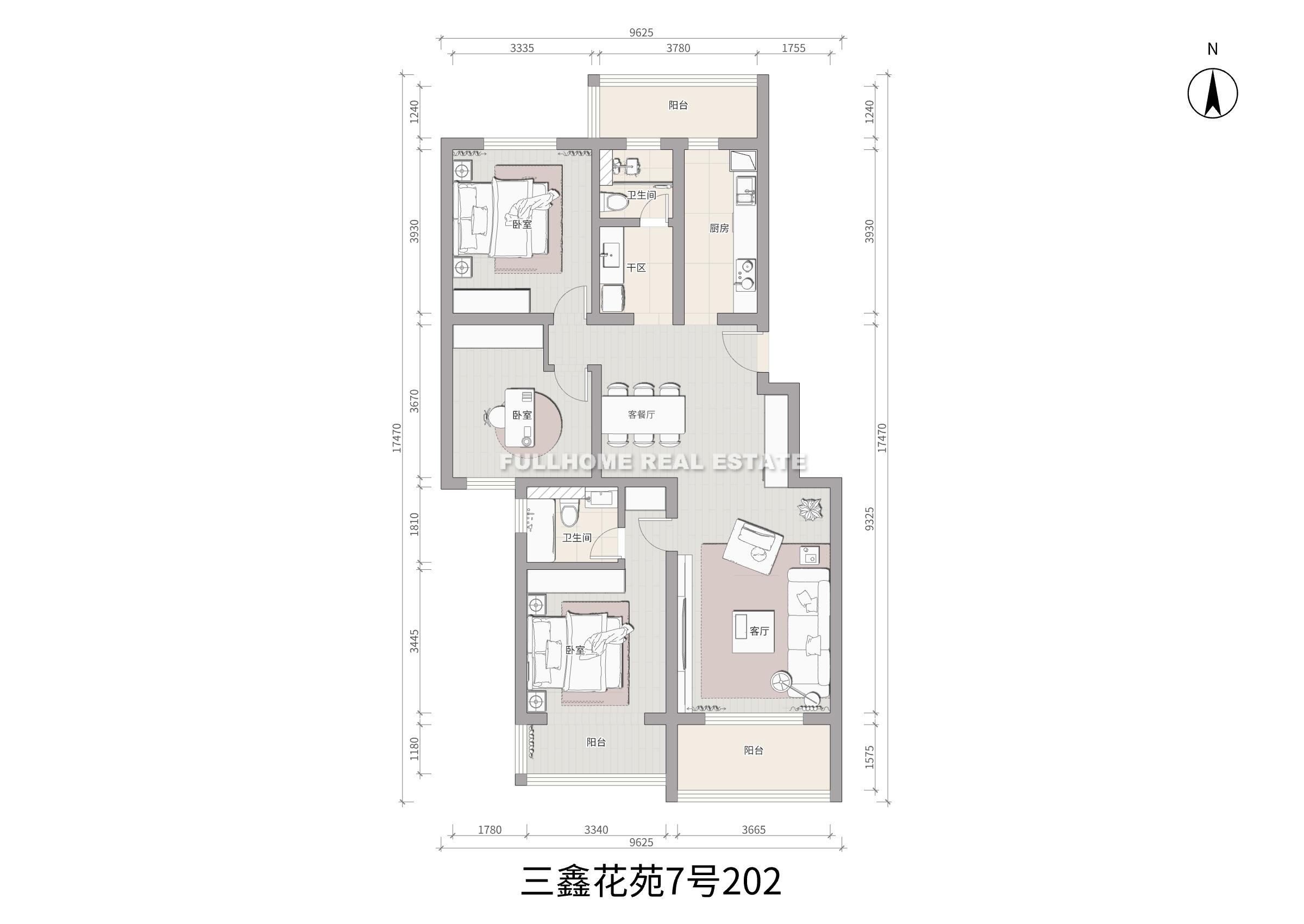 Sanxin Flower Garden - Interior view 8, Shanghai rental property