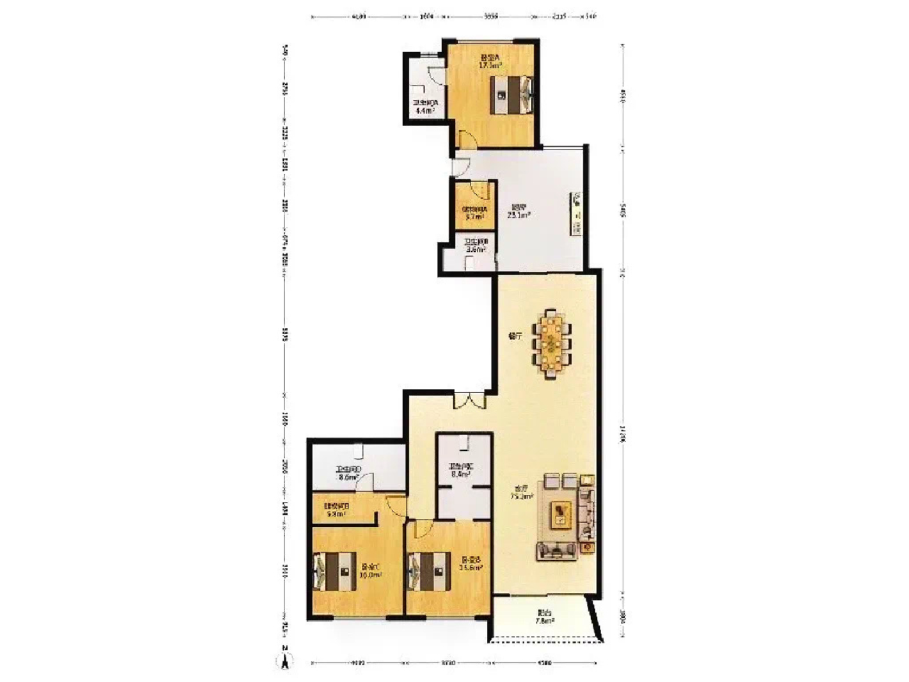 Same compound: Gubei One Park, 3 bedrooms in Shanghai